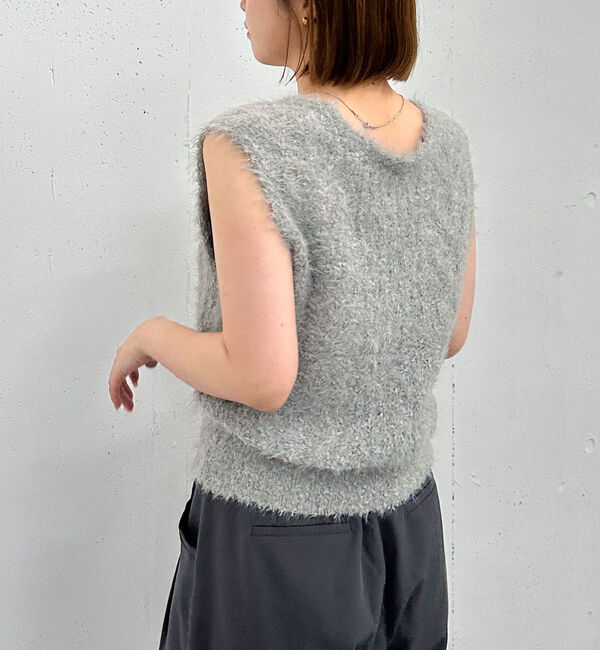archives「ＭＩＸヤーンケーブルニットベスト」|ニット・セーター|