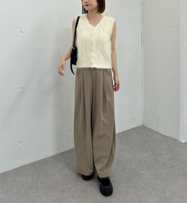 archives「ＭＩＸヤーンケーブルニットベスト」|ニット・セーター|