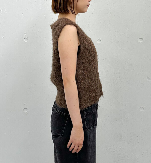 archives「ＭＩＸヤーンケーブルニットベスト」|ニット・セーター|