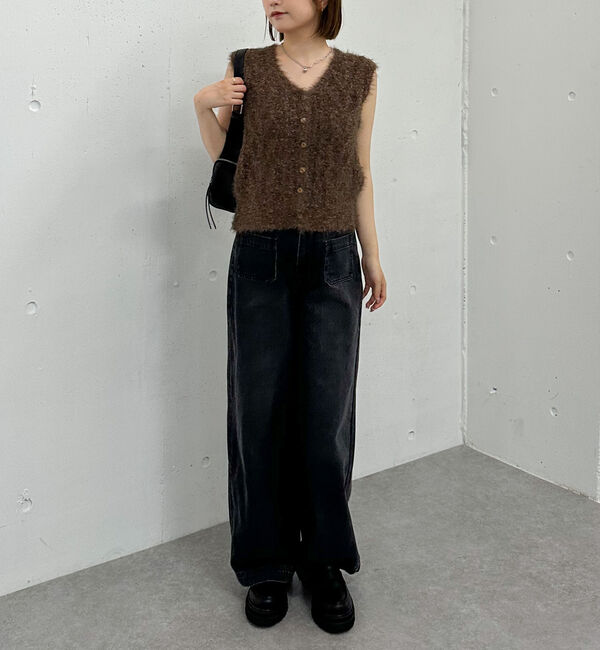 archives「ＭＩＸヤーンケーブルニットベスト」|ニット・セーター|