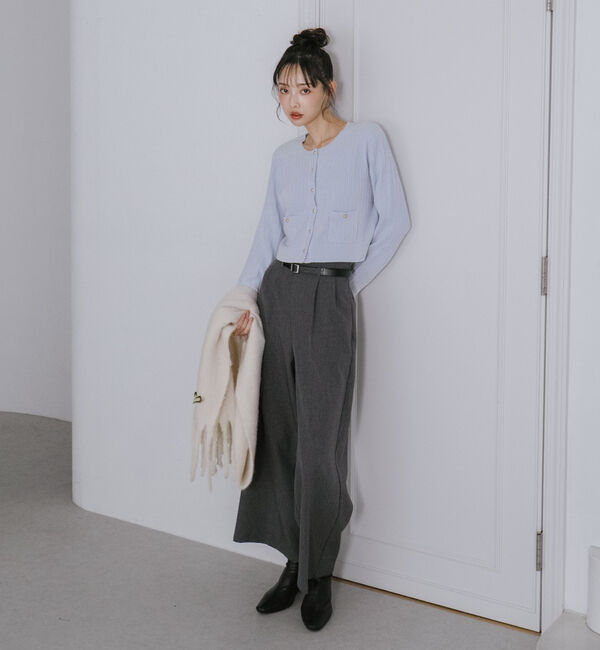 archives「モールケーブル金ボタンニットカーディガン」|カーディガン|