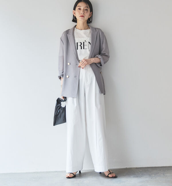 Doux archives「メッシュテーラードダブルジャケット」|テーラードジャケット|