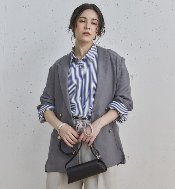 Doux archives「メッシュテーラードダブルジャケット」|テーラードジャケット|