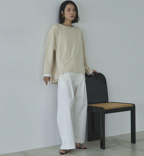 Doux archives「ＵＶ加工・吸水速乾ドルマン長袖プルオーバー」|Tシャツ・カットソー|