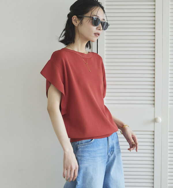 Doux archives「フレンチスリーブニット／」|ニット・セーター|