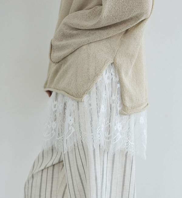 Doux archives「裾レースタンクトップ」|タンクトップ|