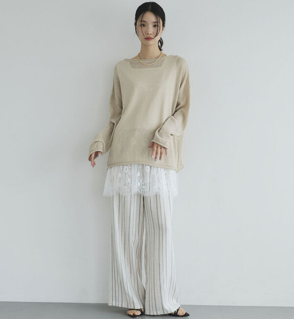 Doux archives「裾レースタンクトップ」|タンクトップ|