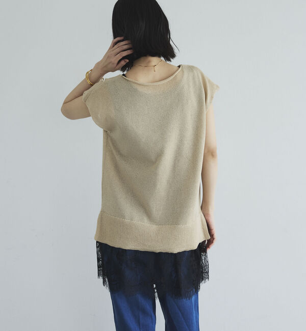 Doux archives「裾レースタンクトップ」|タンクトップ|