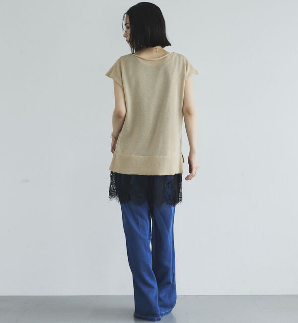 Doux archives「裾レースタンクトップ」|タンクトップ|