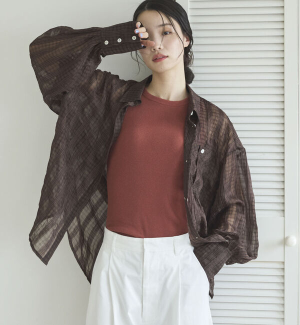 Doux archives「【ヘインズ】　ＢＲＡ　ＡＭＥＲＩＣＡＮ　ＳＬＥＥＶＥ」|タンクトップ|BROWN