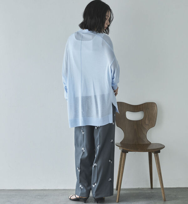 Doux archives「ミドル丈シアーカーディガン／」|カーディガン|