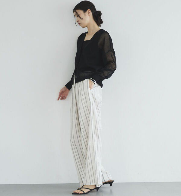 Doux archives「ストローヤーンニットカーディガン」|カーディガン|