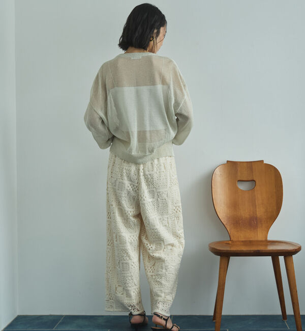 Doux archives「ストローヤーンニットカーディガン」|カーディガン|