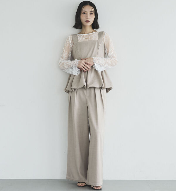 Doux archives「【接触冷感／イージーケア】バールンキャミセットアップ」|ワンピース|