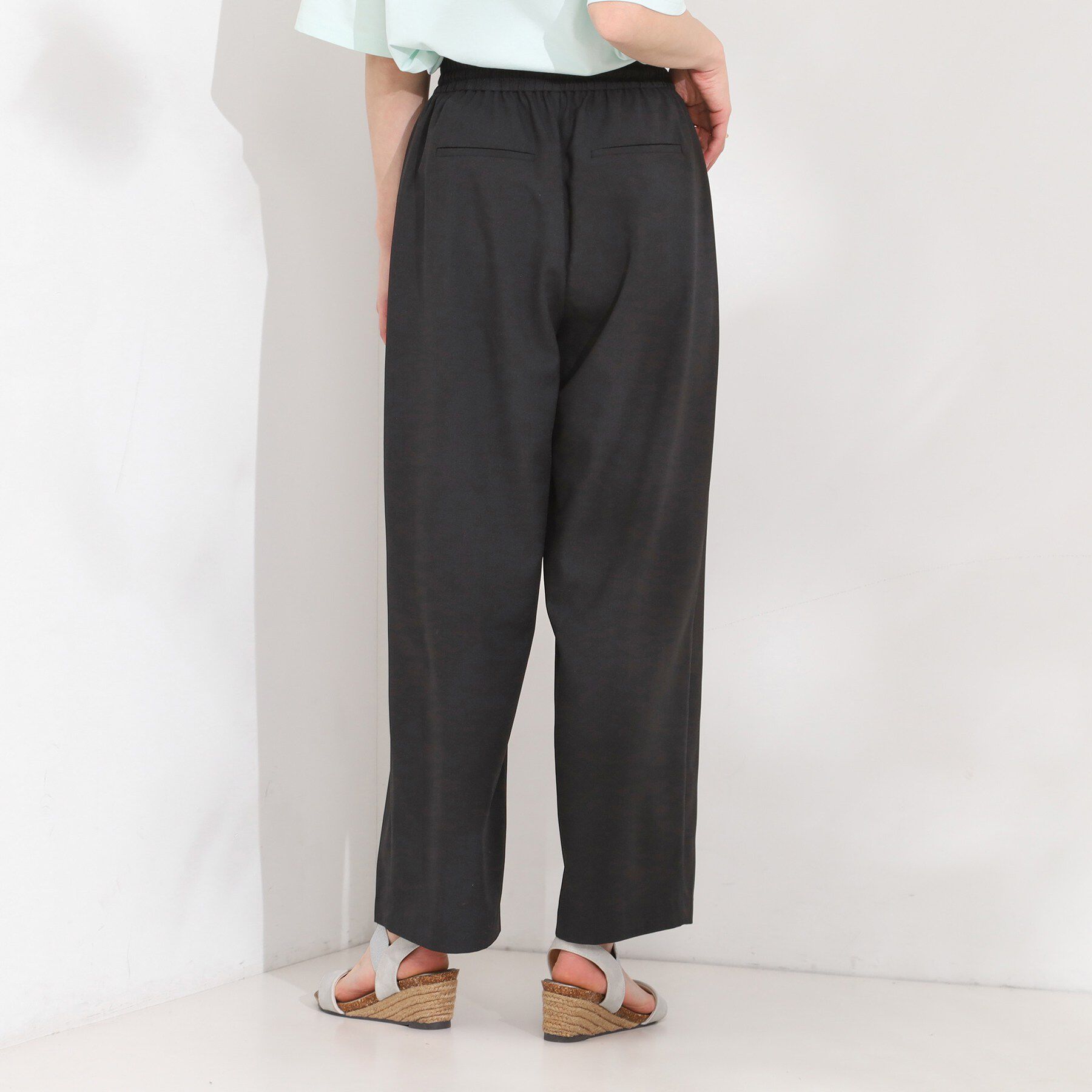 SHOO･LA･RUE「【着丈選べる/セットアップ可/洗濯後しわになりにくい】イージーワイドパンツ」|その他|