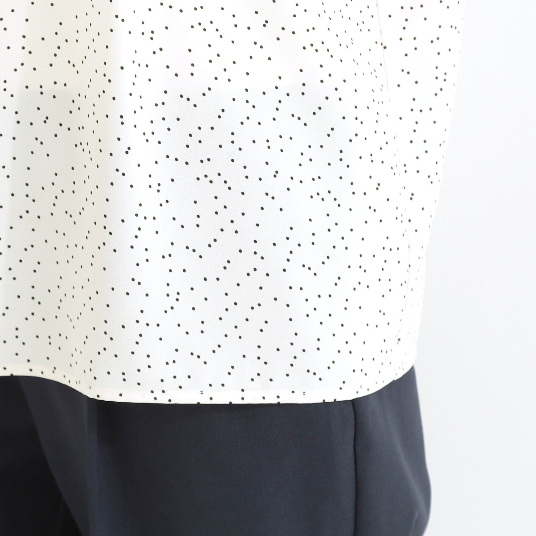 SHOO･LA･RUE「【ひんやり/UV/セットアップ可】洗濯後しわになりにくい スキッパーブラウス」|シャツ・ブラウス|