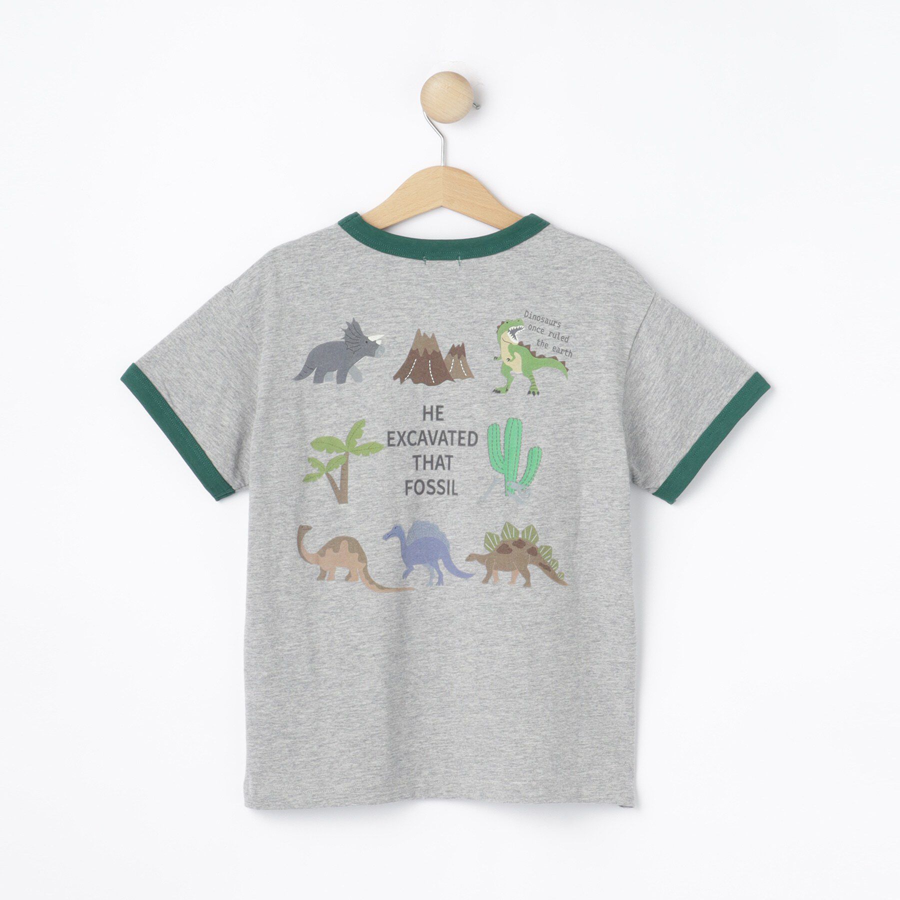 SHOO･LA･RUE「【100-120cm】サガラ恐竜Tシャツ」|Tシャツ・カットソー|