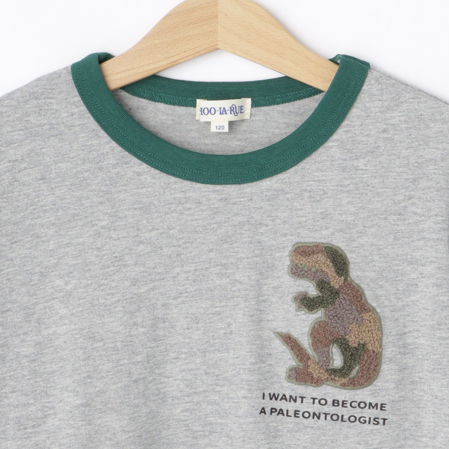 SHOO･LA･RUE「【100-120cm】サガラ恐竜Tシャツ」|Tシャツ・カットソー|