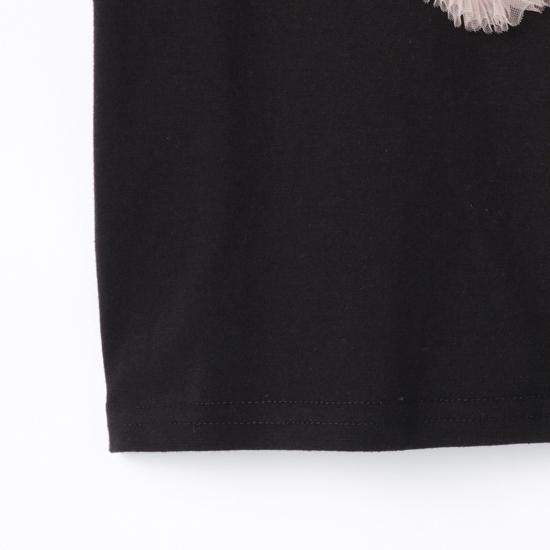 SHOO･LA･RUE「【100-150cm】ハートチュールＴシャツ」|Tシャツ・カットソー|