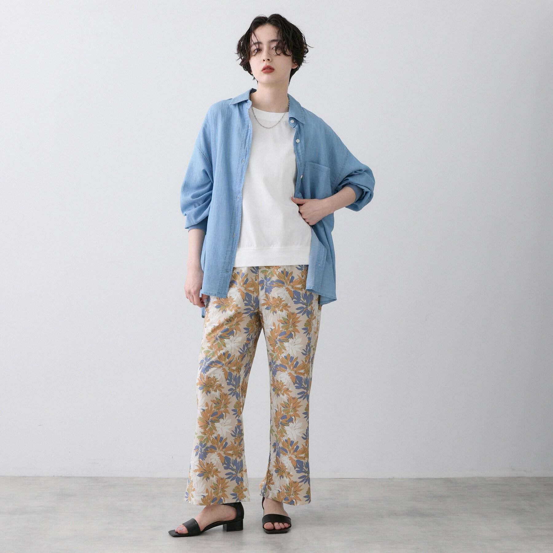 Dessin「【洗える】ボタニカル柄リラクシーパンツ」|その他|