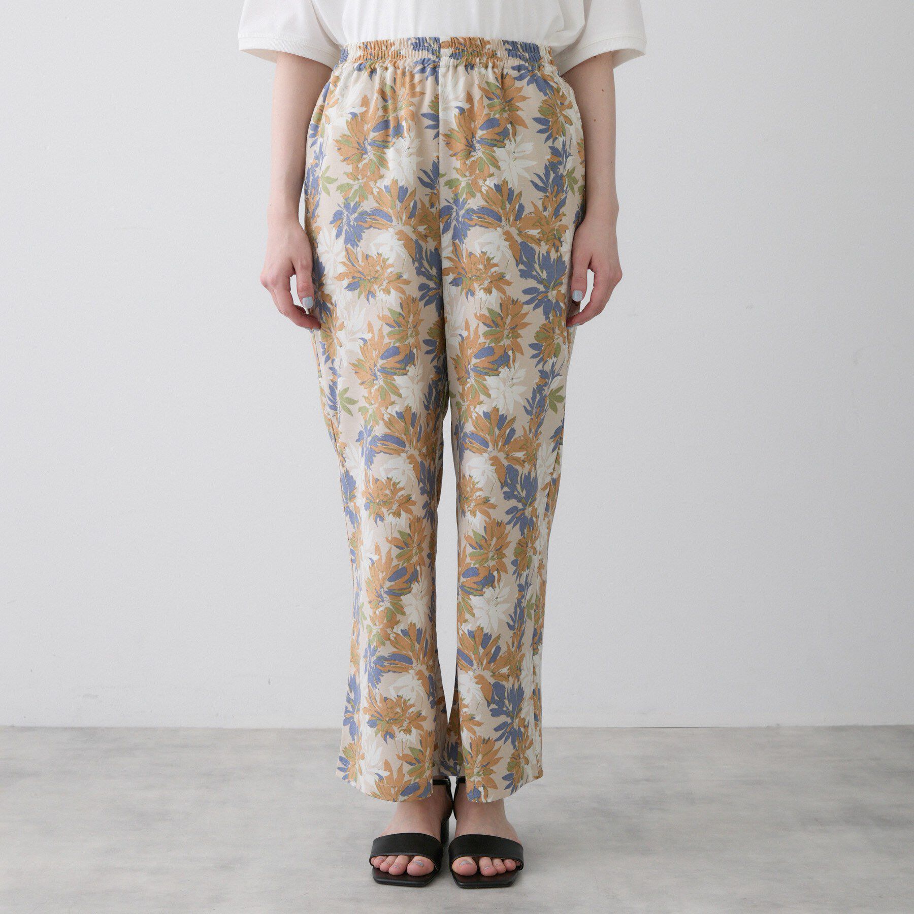 Dessin「【洗える】ボタニカル柄リラクシーパンツ」|その他|