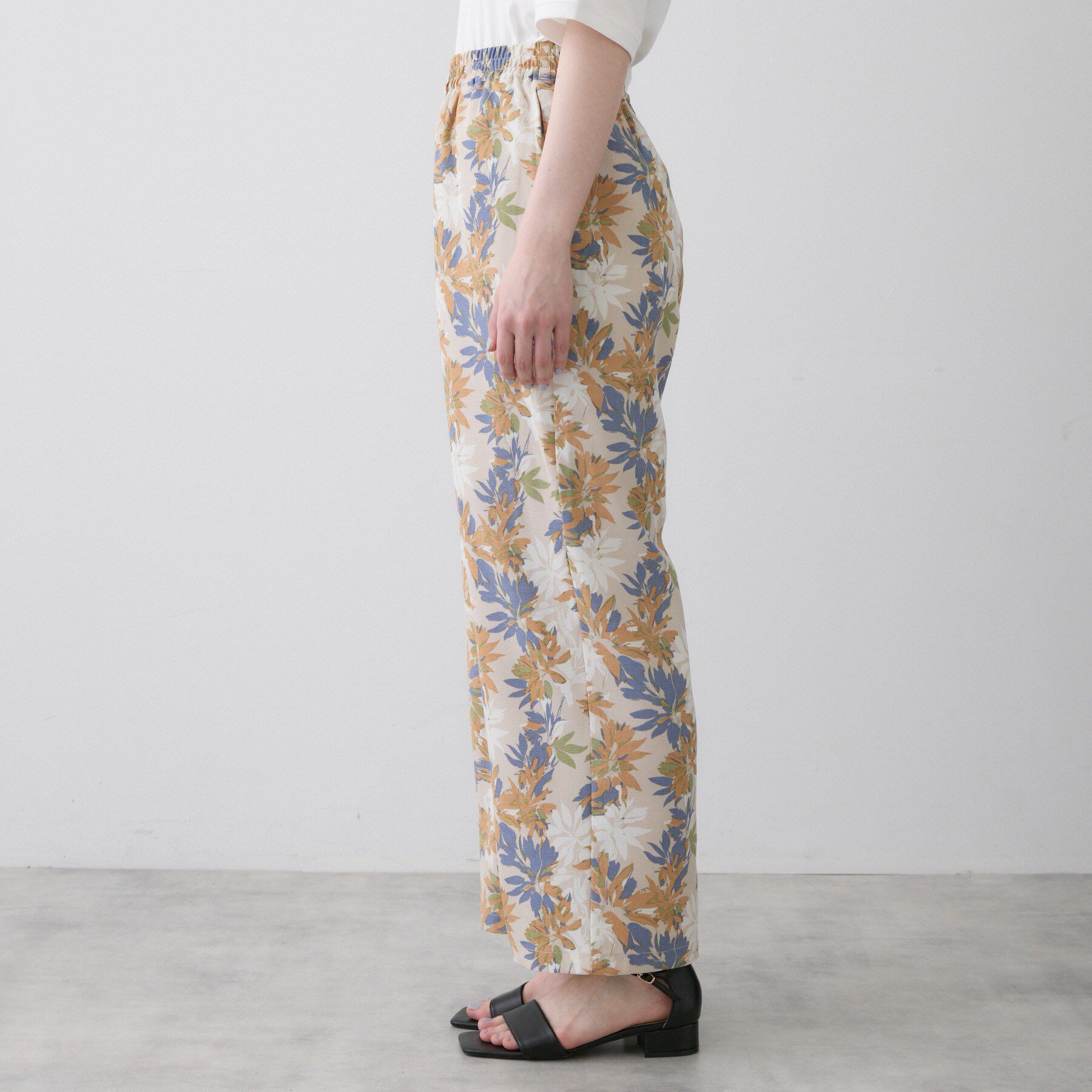 Dessin「【洗える】ボタニカル柄リラクシーパンツ」|その他|