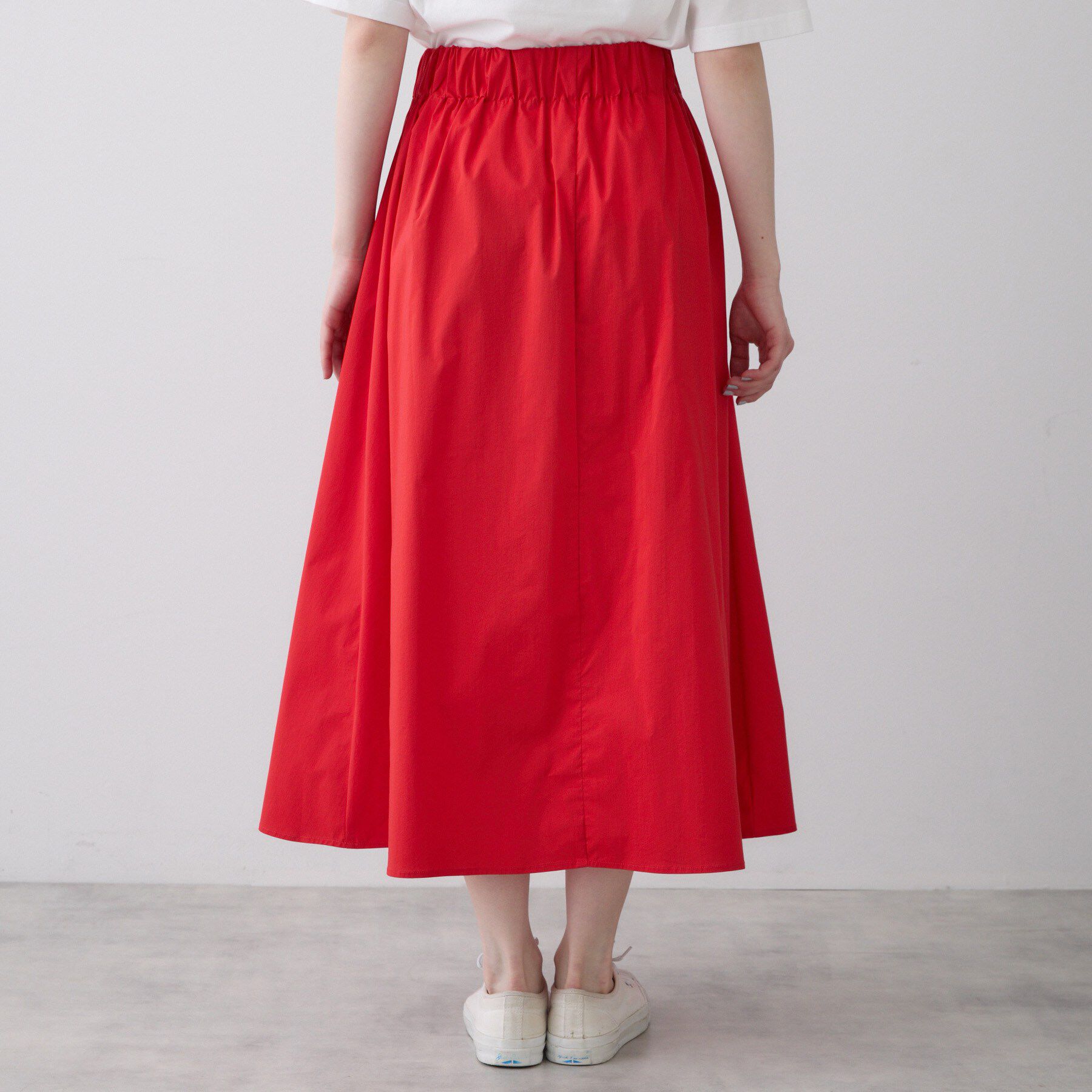 Dessin「【ウエストゴム/洗える】フレアギャザースカート」|スカート|