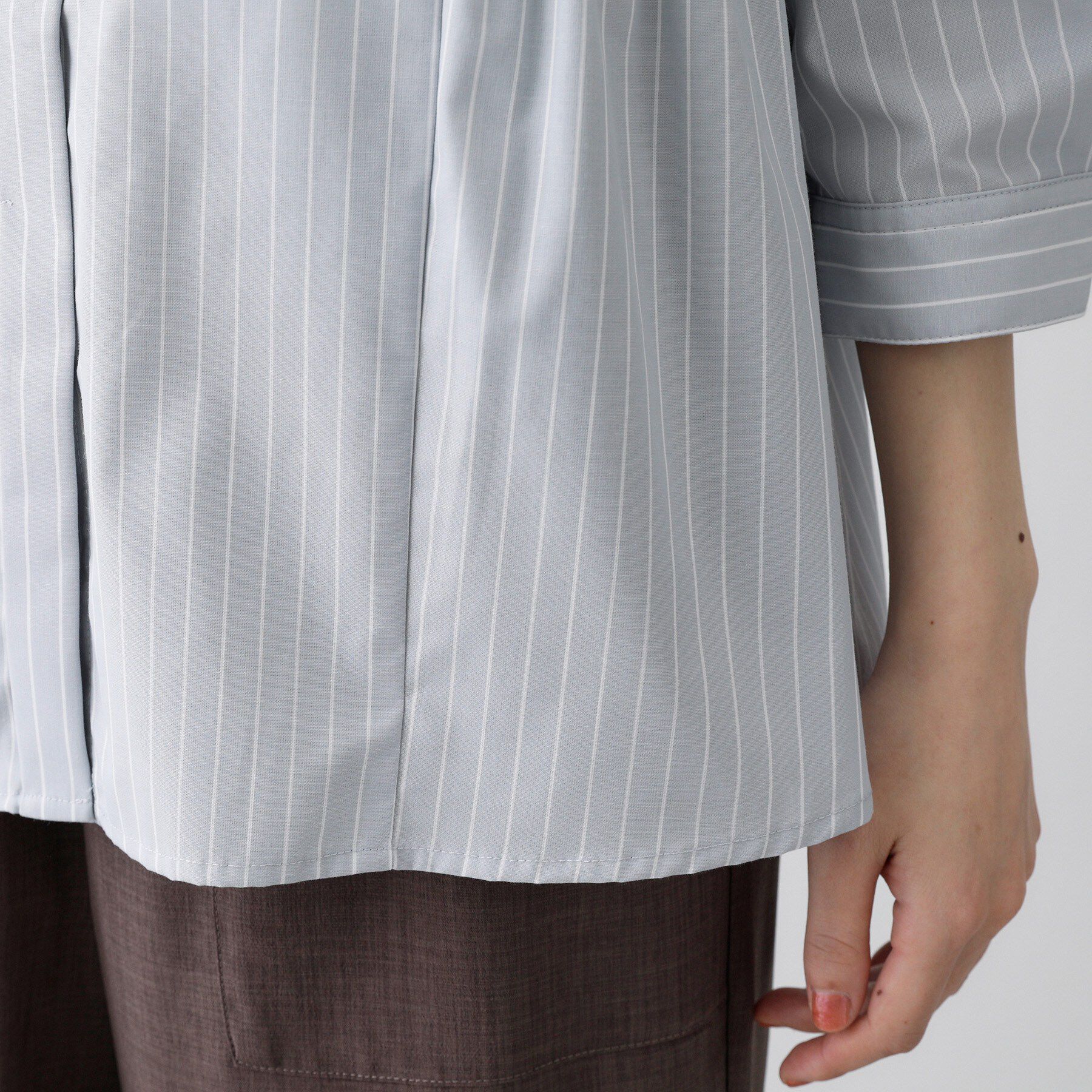 Dessin「【洗える】切替フレアシルエットシャツ」|シャツ・ブラウス|