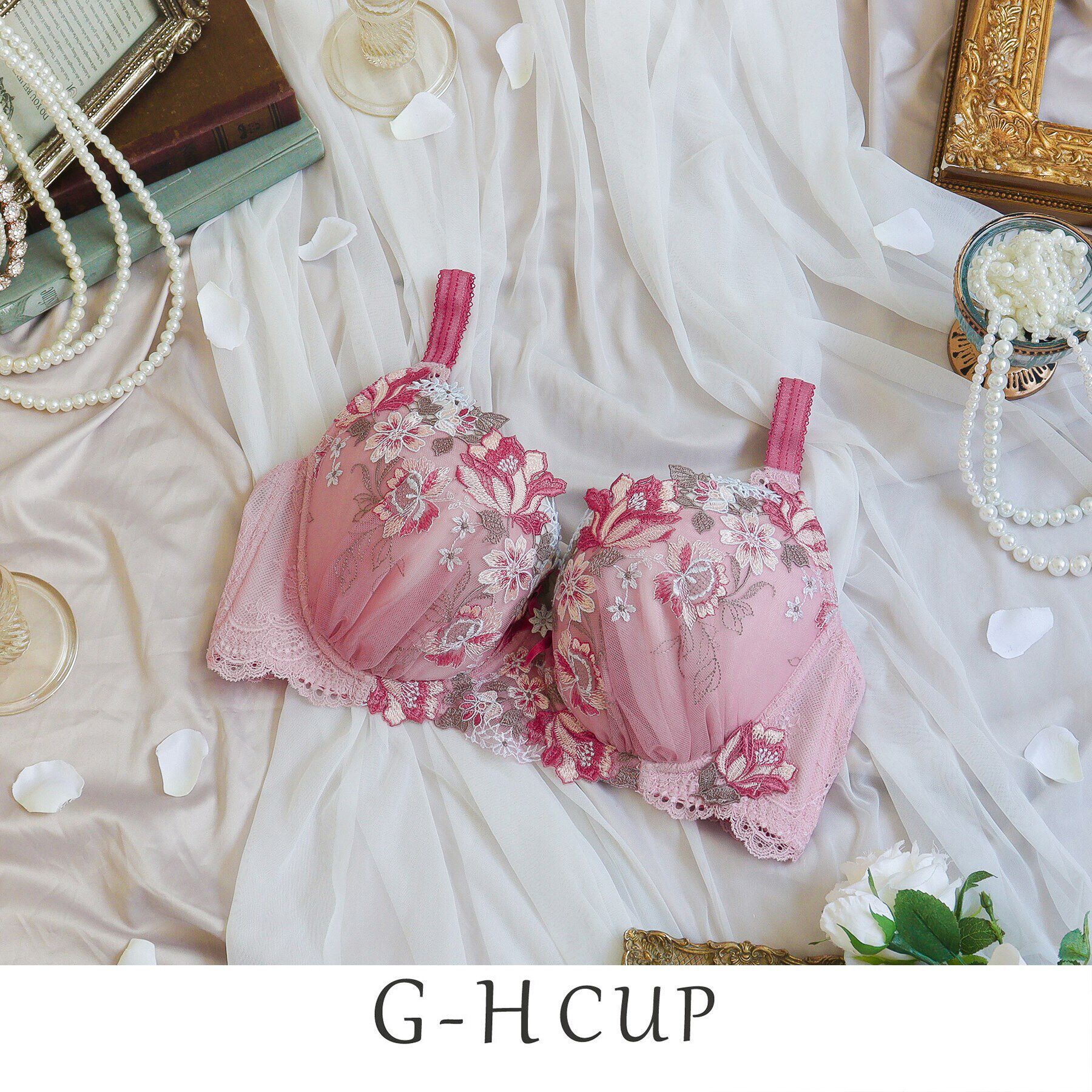 Risa Magli「アデラ ブラジャー」|インナー|ローズ(062)