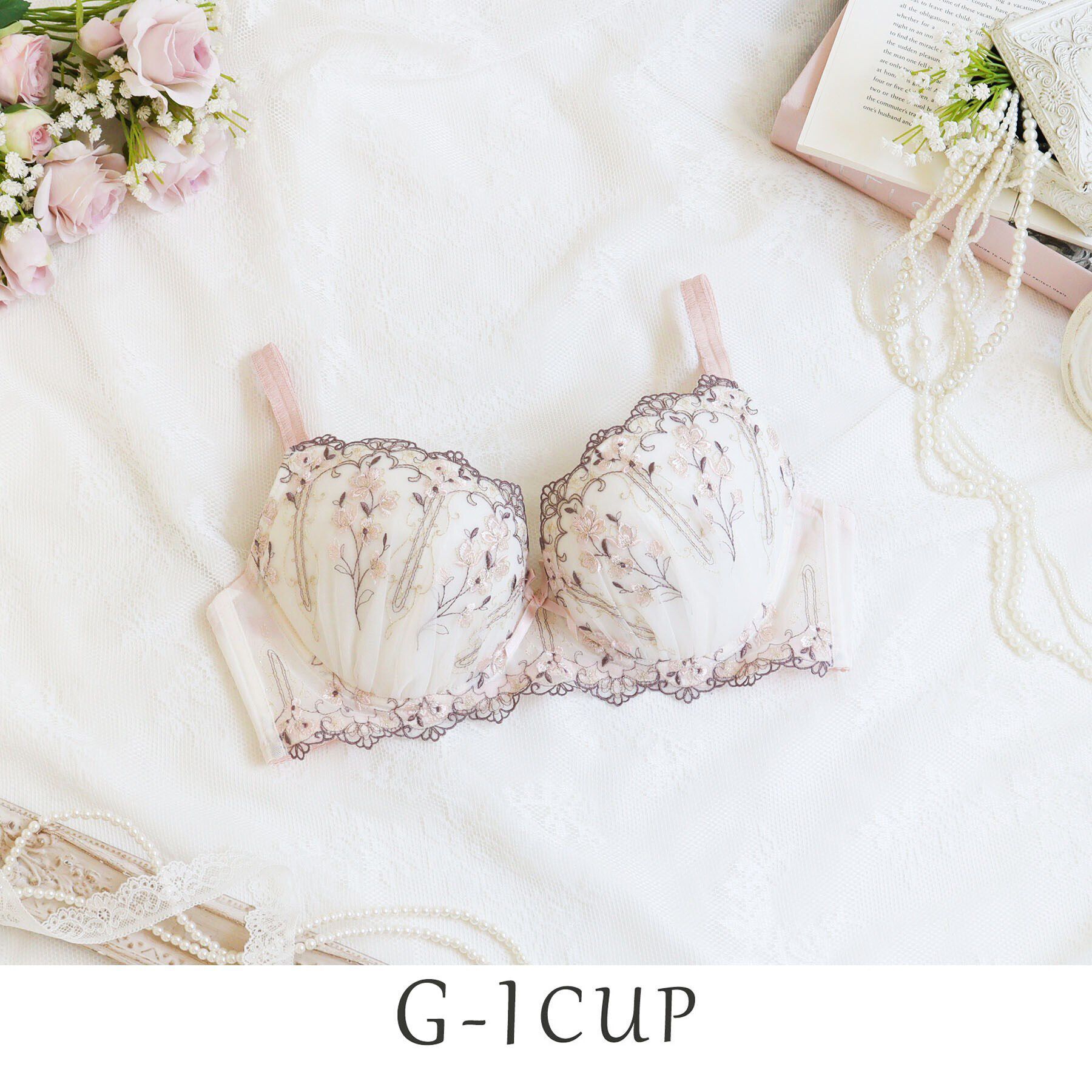 Risa Magli「カイリー ブラジャー（G-I）＜バストアップタイプ＞」|インナー|ピンク(071)