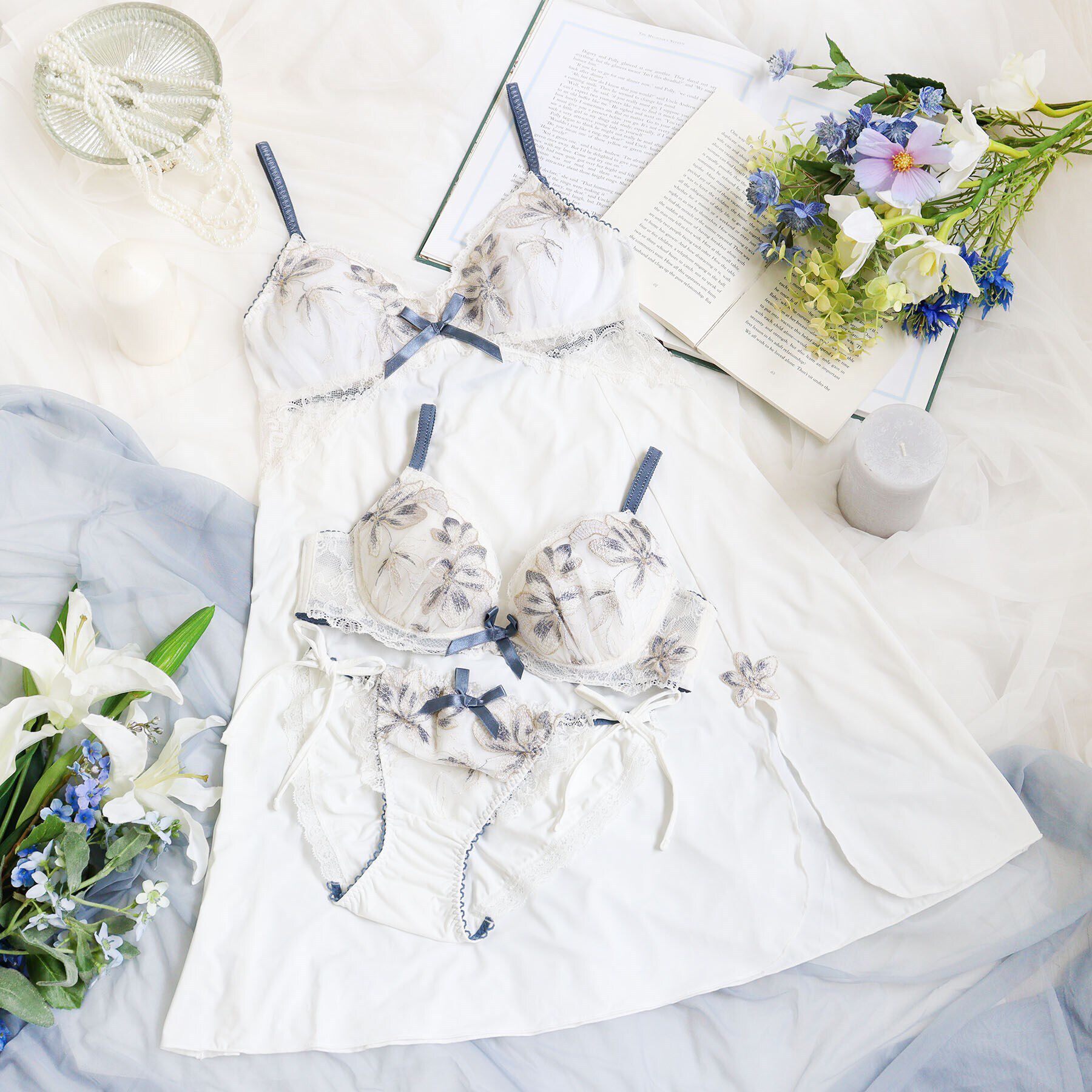 Risa Magli「イレーナ リボンショーツ」|インナー|