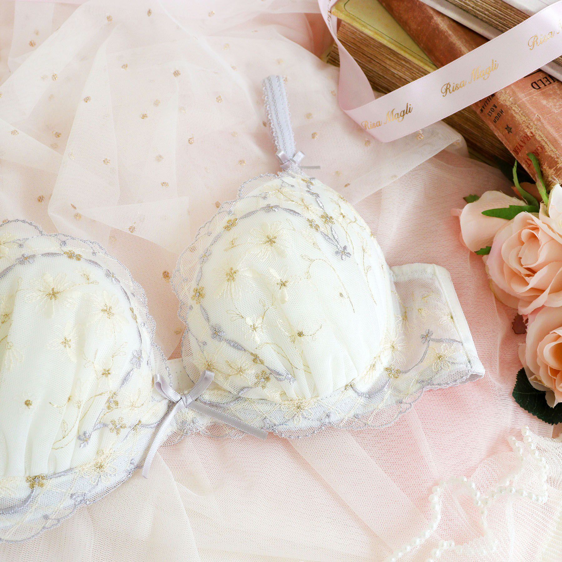 Risa Magli「コニー ブラジャー　（G-H）　＜サイドすっきりタイプ＞」|インナー|