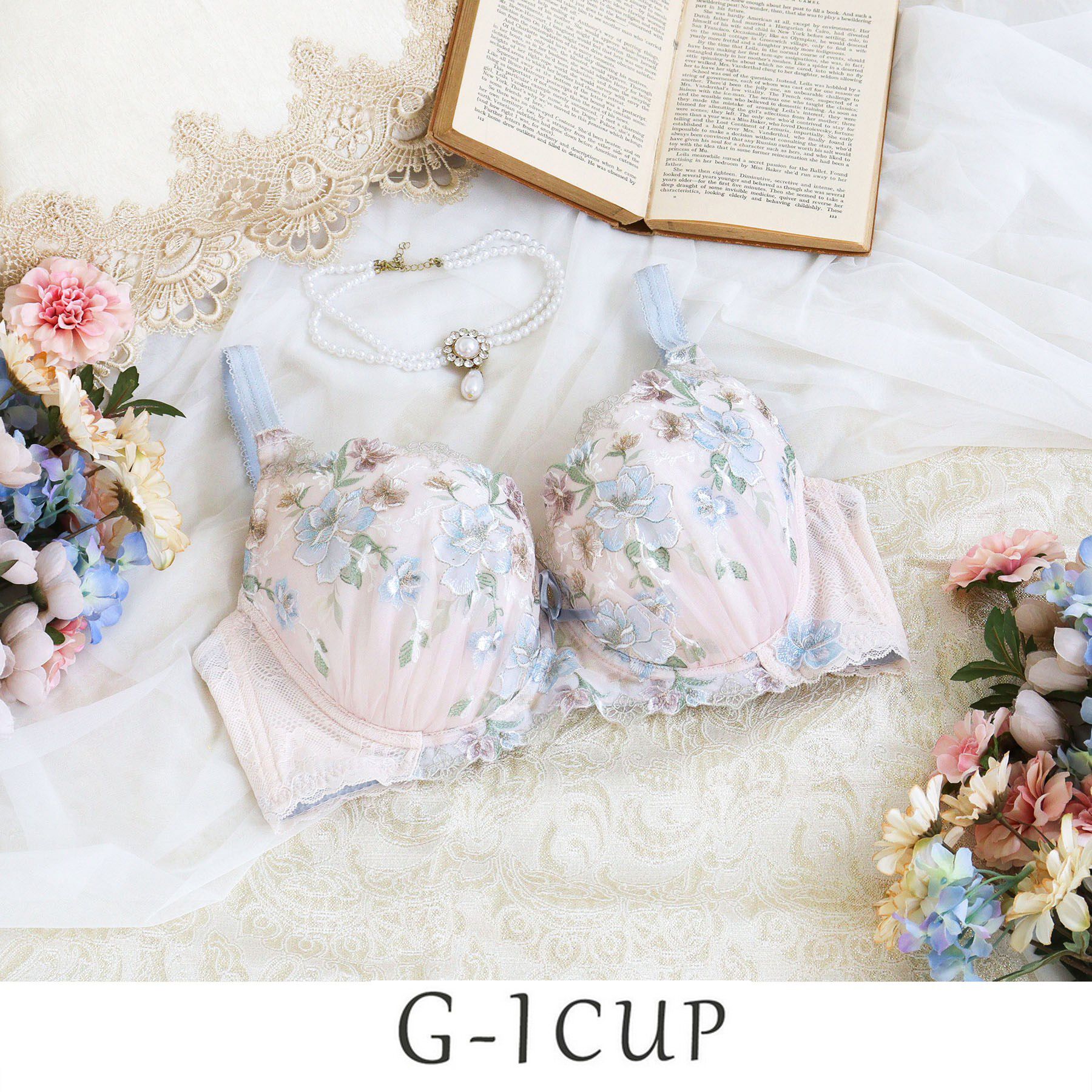 Risa Magli「ジェシー ブラジャー （G-I） ＜D Make Type＞」|インナー|ブルー(092)