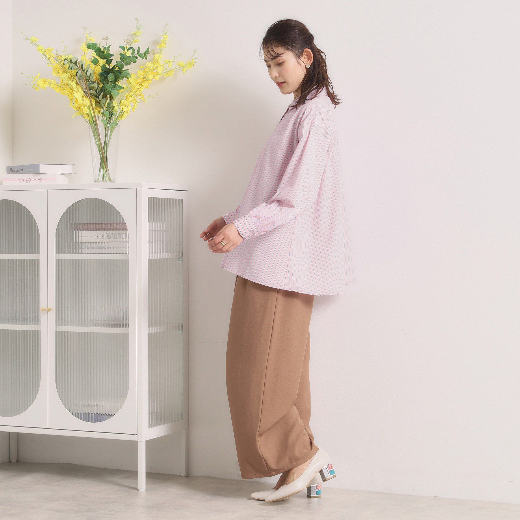 ITS&rsquo;DEMO「【手洗い可】バックギャザーブラウス」|シャツ・ブラウス|