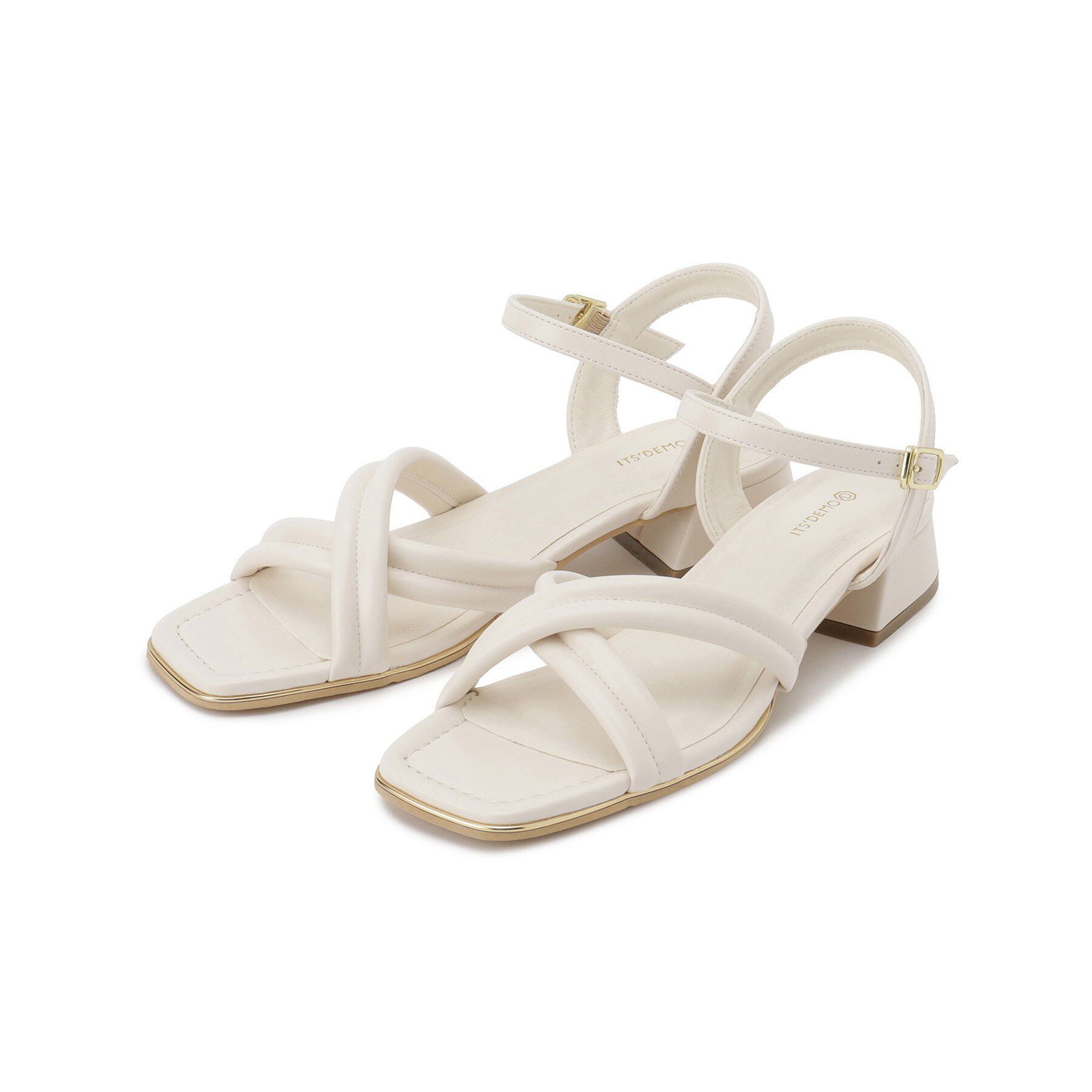 ITS&rsquo;DEMO「パファークロスサンダル」|サンダル|アイボリー(004)