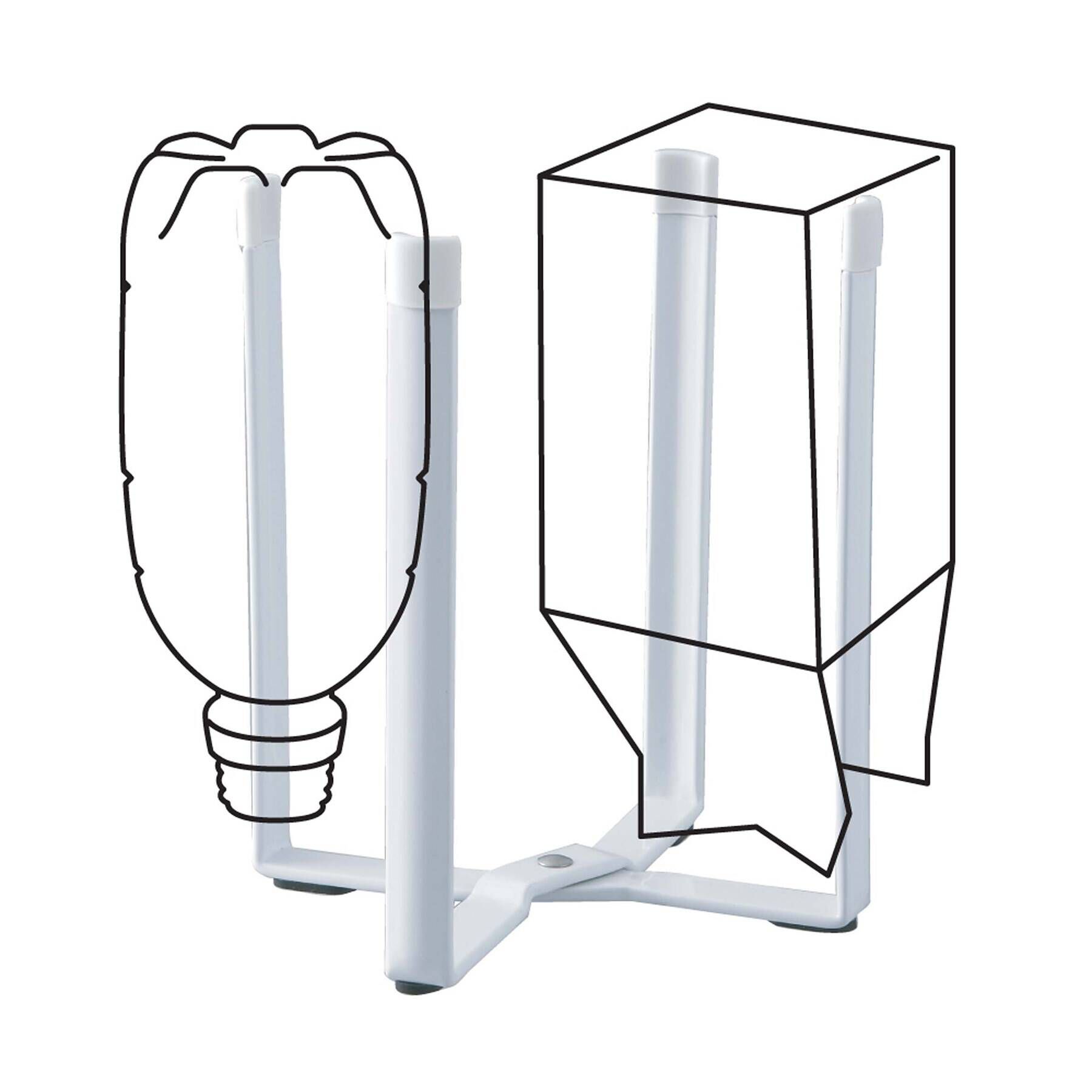 212 KITCHEN STORE「ポリ袋エコホルダー WH 山崎実業 ＜tower タワー＞」|その他|