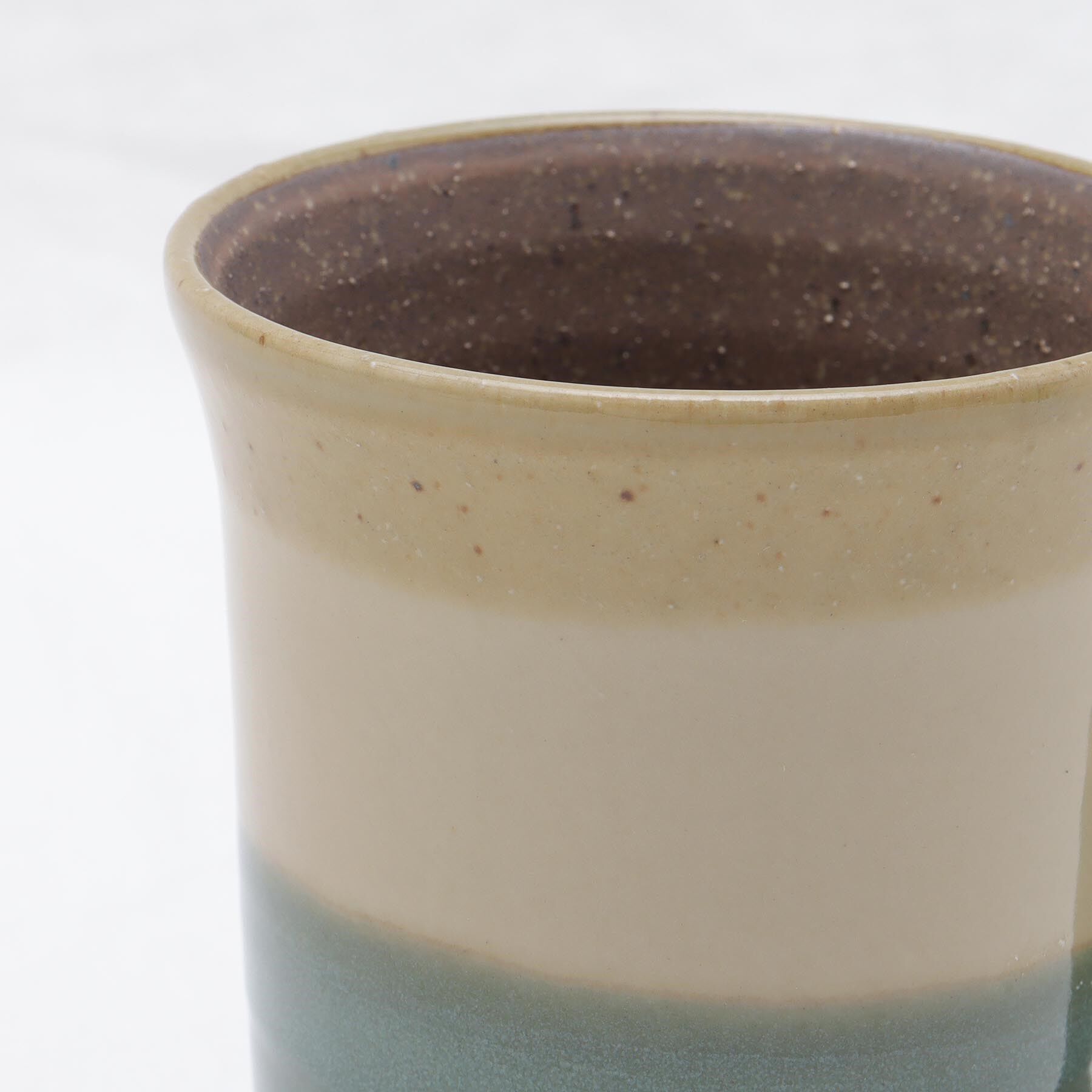 212 KITCHEN STORE「土の香り 泡立ちビアカップ グリーン」|グラス・マグカップ|