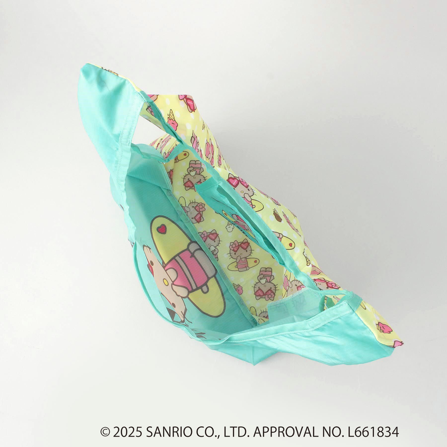 212 KITCHEN STORE「日焼けハローキティ エコバッグ M MINT」|その他|
