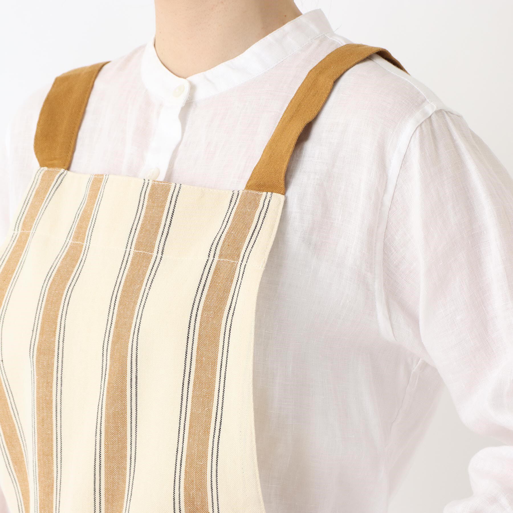 212 KITCHEN STORE「ダブルストライプ フルエプロン 2way MU ＜212Kオリジナル＞」|食器・キッチングッズ|