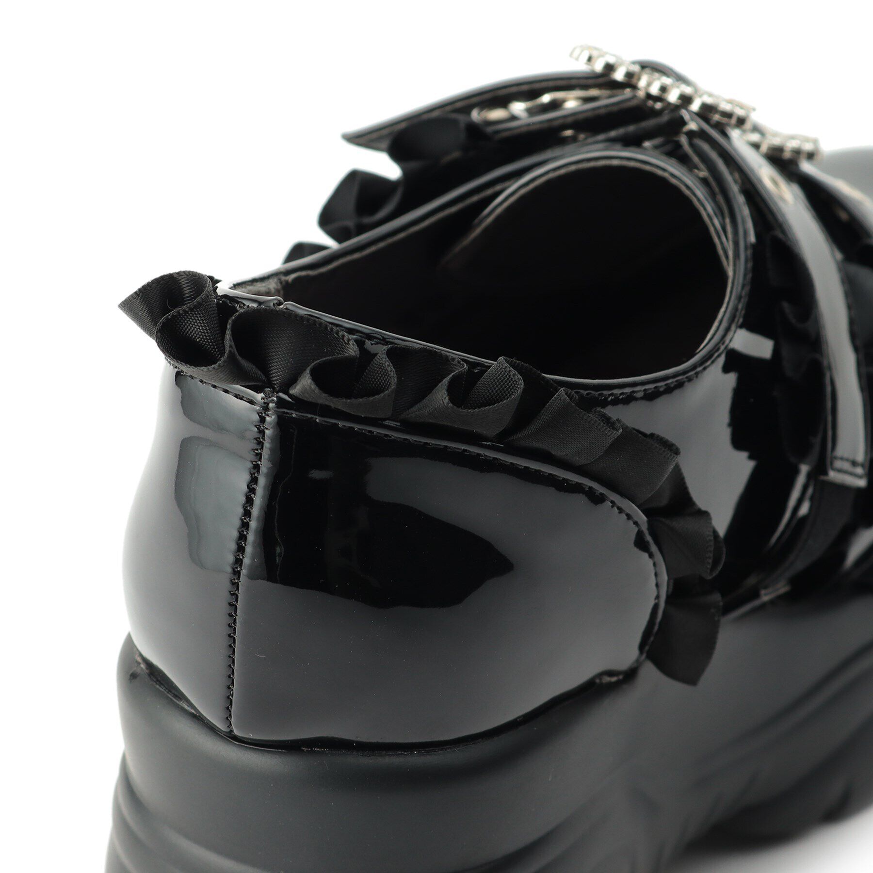 csT&P「厚底キラキラビジュー付きスニーカー」|スニーカー|