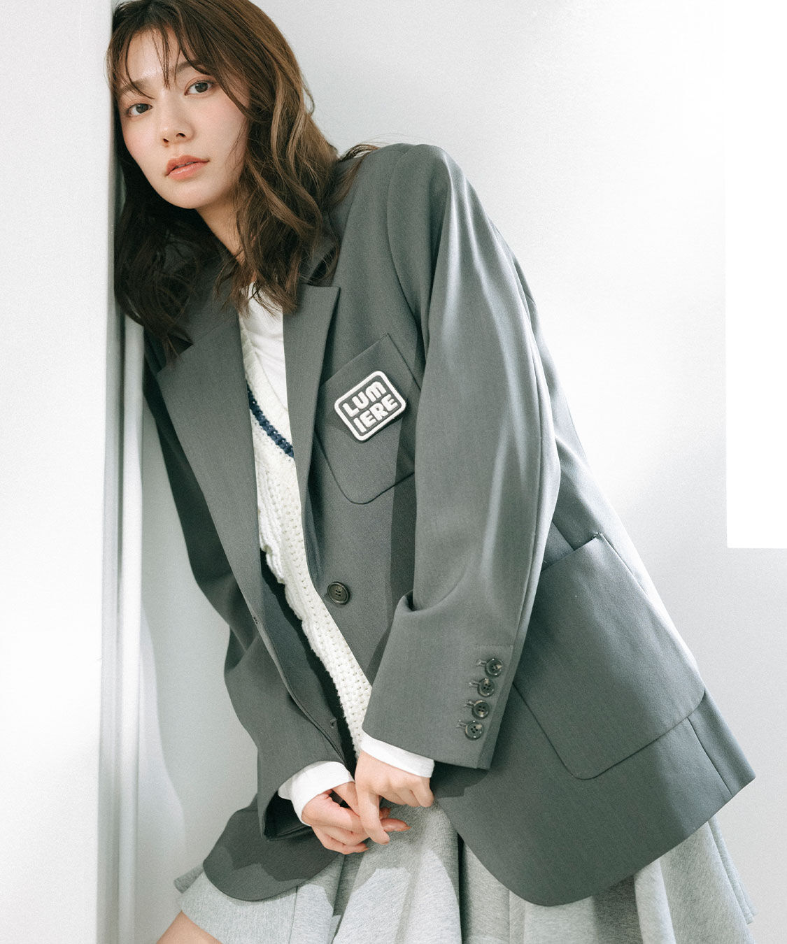 COCO DEAL「ワッペン付きテーラードジャケット」|テーラードジャケット|