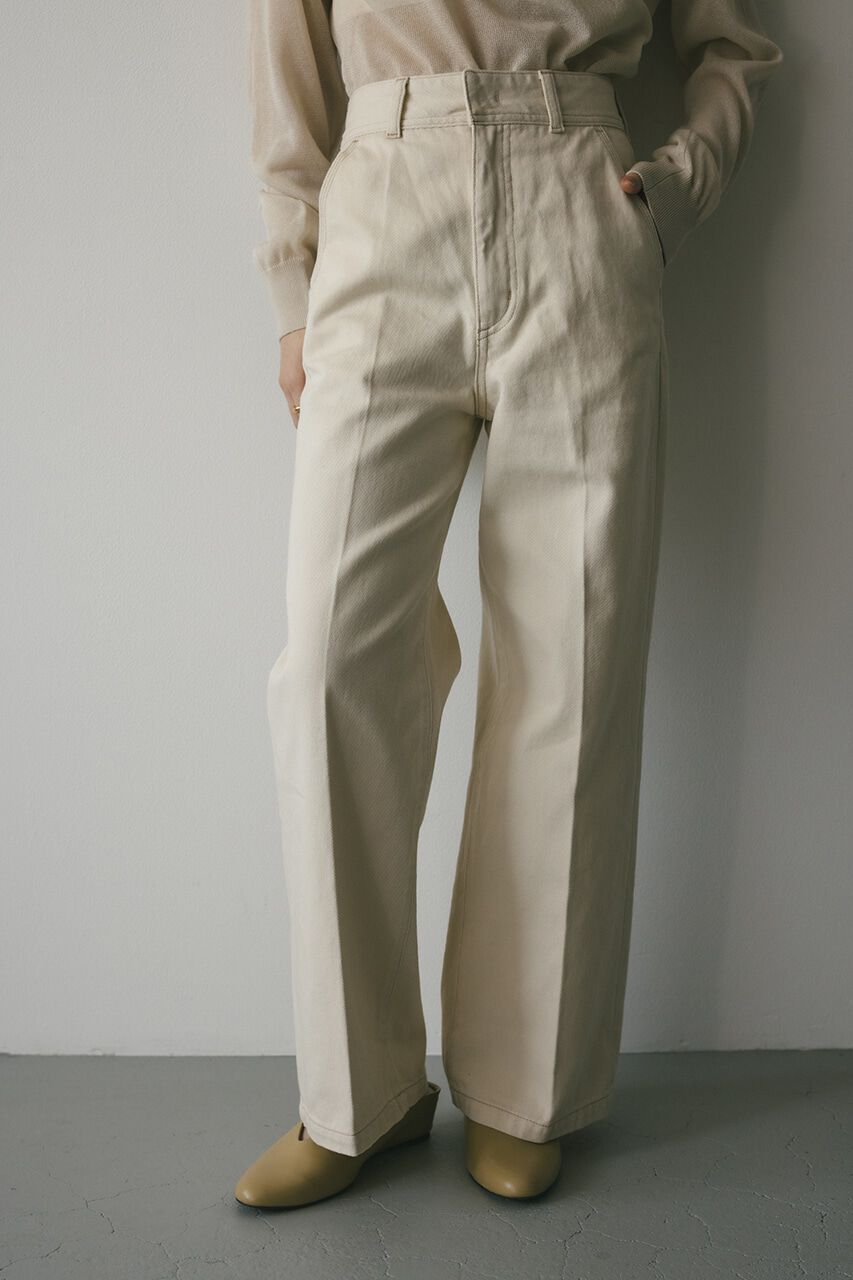 STYLEMIXER「センタープレスワイドデニム」|デニム|IVOY3