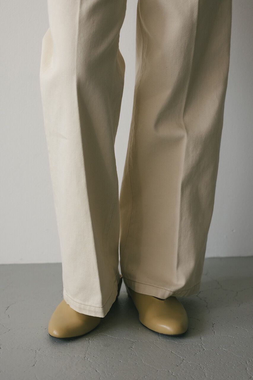 STYLEMIXER「センタープレスワイドデニム」|デニム|