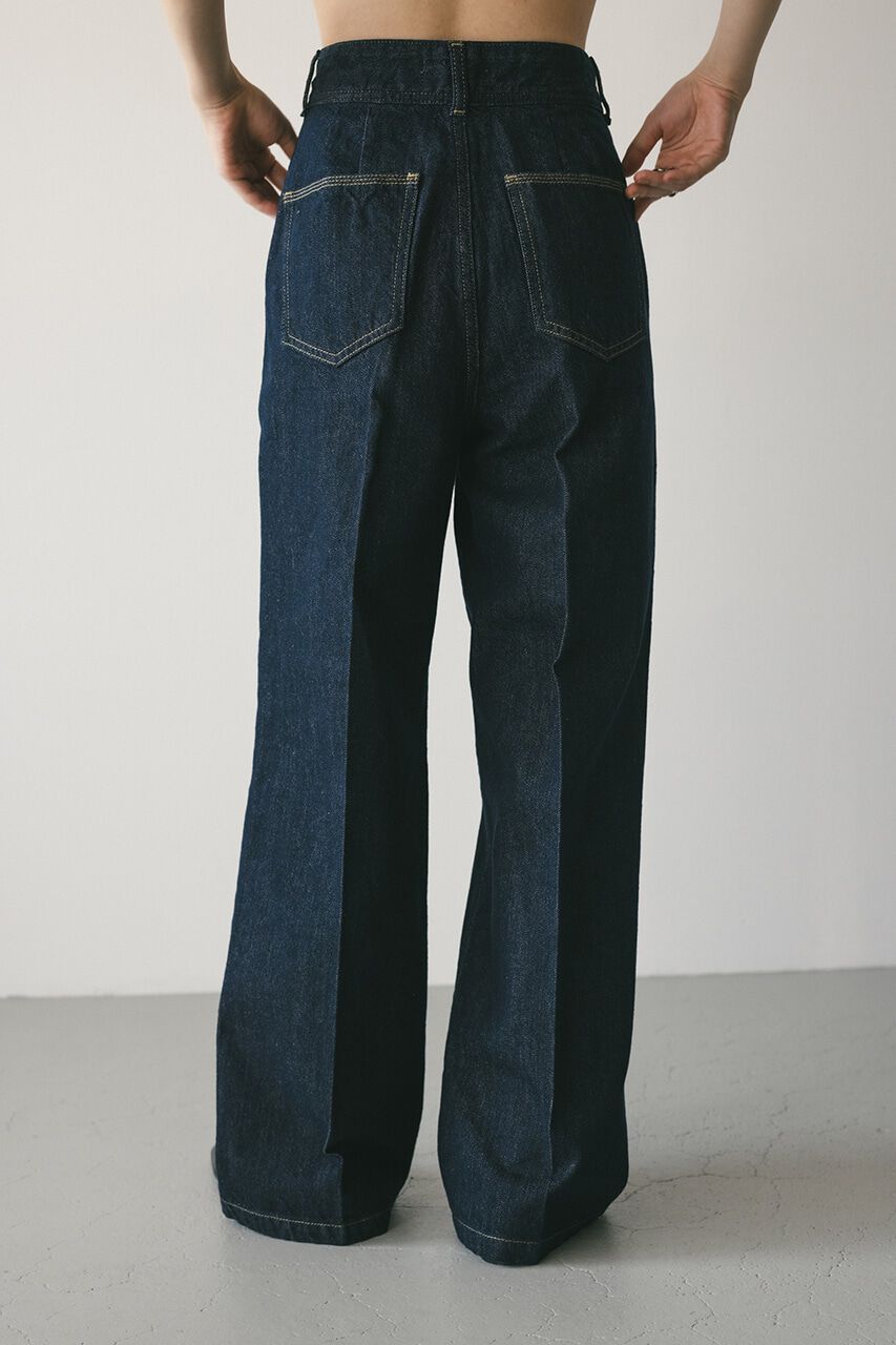 STYLEMIXER「センタープレスワイドデニム」|デニム|