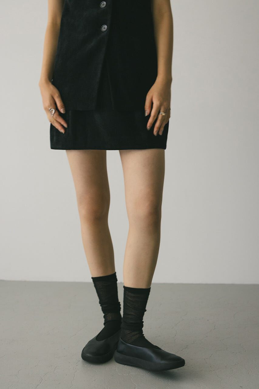 STYLEMIXER「ベロアミニスカートパンツ」|スカート|