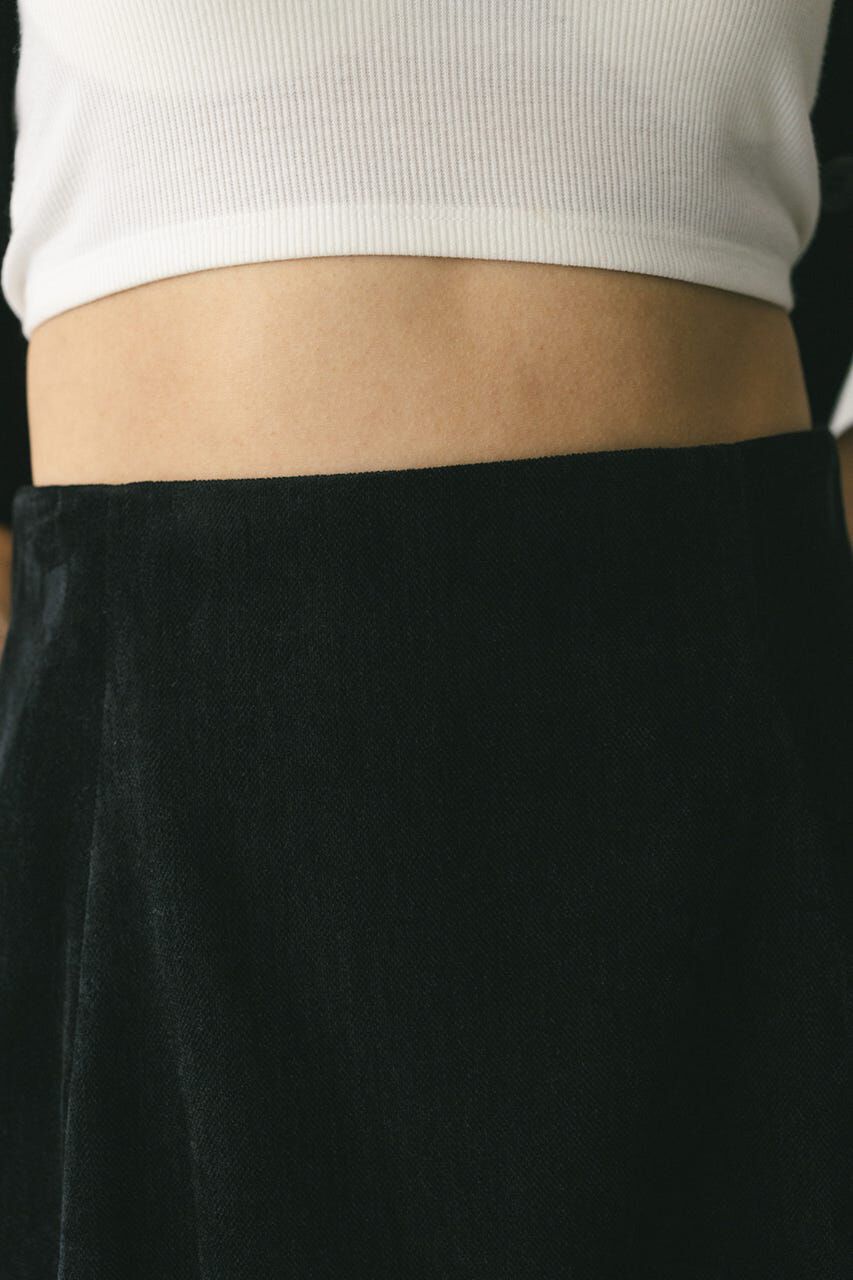 STYLEMIXER「ベロアミニスカートパンツ」|スカート|