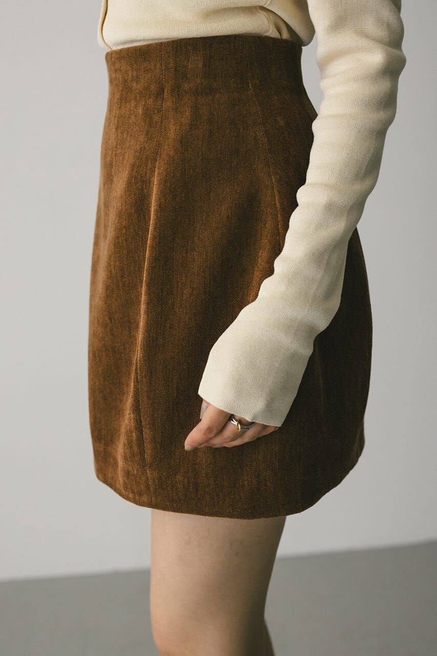 STYLEMIXER「ベロアミニスカートパンツ」|スカート|