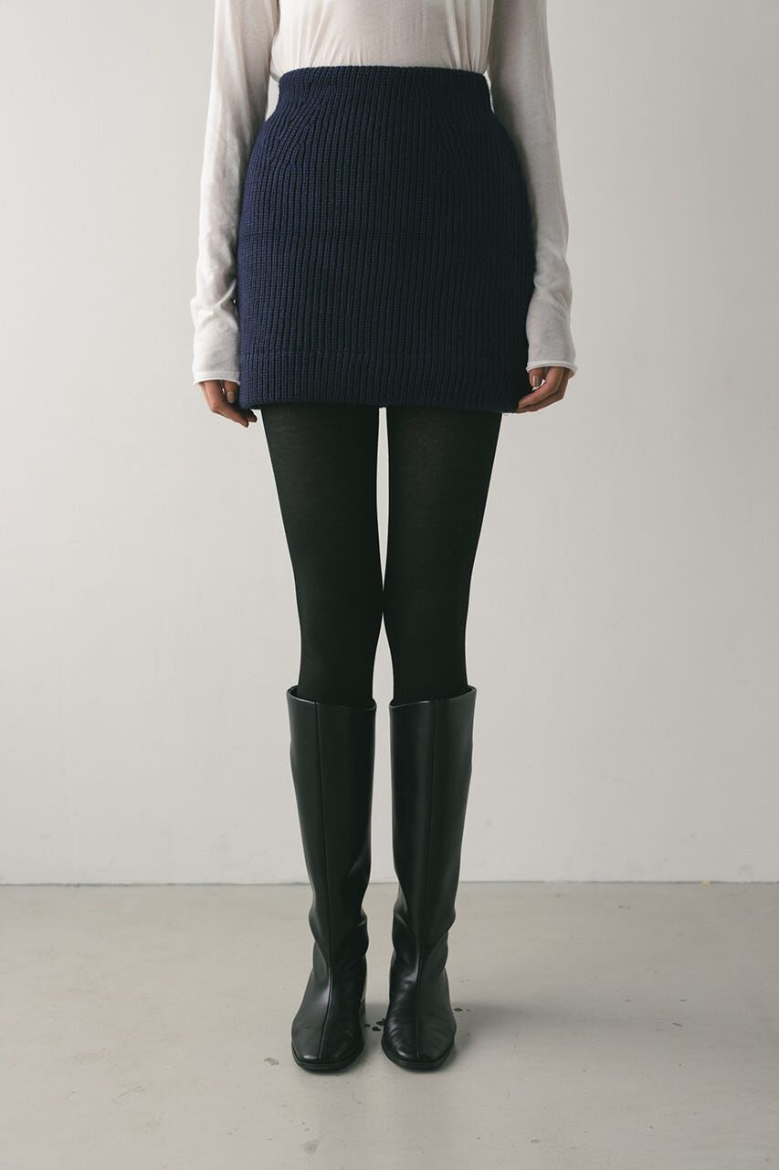 STYLEMIXER「ニットパッファーミニスカート」|スカート|