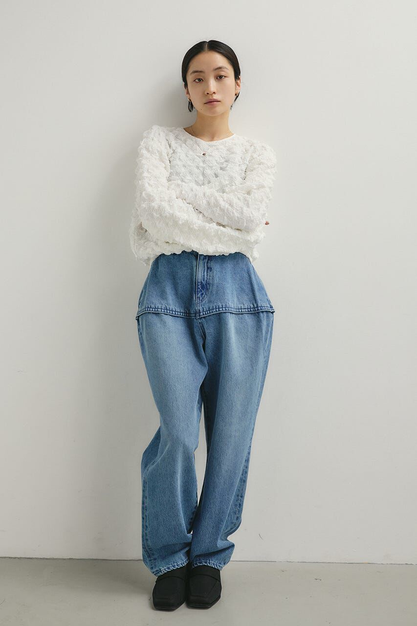 STYLEMIXER「フラッフィーバルーントップ」|シャツ・ブラウス|WHT