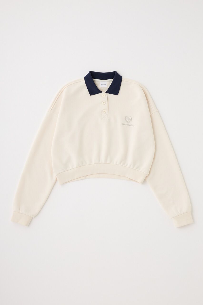 MOUSSY「EMBROIDERY ポロプルオーバー」|パーカー|